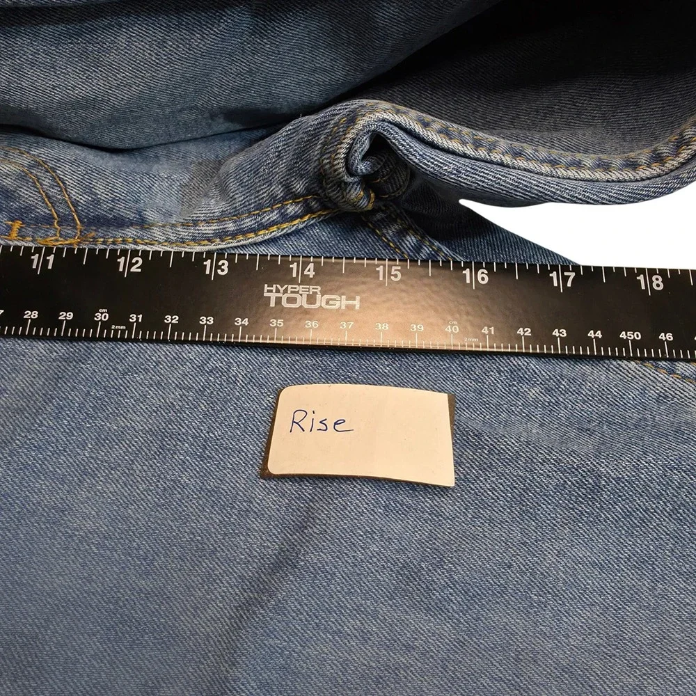 Levis 550 Relaxed Fit Jeans‎ 48x32 Blue Medium Wash Tapered Stretch Denim